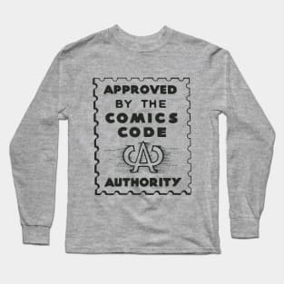 Comics Code Stamp Long Sleeve T-Shirt